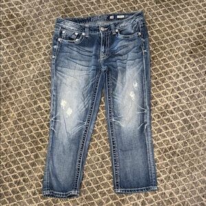 Miss Me Boyfriend Capri Denim Jeans